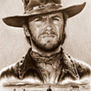 Clint Eastwood The Stranger Poster