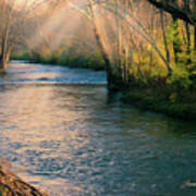 Clinton River Peaceful Waters Poster