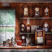 Clocksmith - In The Clock Repair Shop Poster
