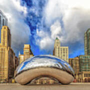Cloud Gate @ Millenium Park Chicago Poster