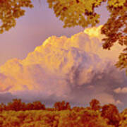 Clouds At Sunset, Southeastern Pennsylvania Poster