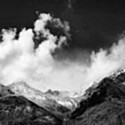 Clouds Billow Over The Himalayas Poster