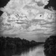 Clouds Over The Coosa River Poster