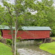Clover Hollow Covered Bridge 03 Poster