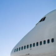 Cockpit Of A Boeing 747 Aircraft Poster