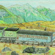 Cog Rail Mt Washington Poster