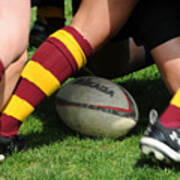 Collegiate Women's Rugby Poster