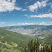 Colorado Vista From Trail To Beaver Lake Poster