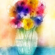 Colorful Bouquet I Poster