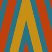 Colorful Chevrons Poster