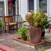 Colorful Front Porch Patio Poster