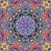 Colorful Mandala Abstract Poster