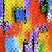 Colorful Modern Art - Pieces 11 - Sharon Cummings Poster