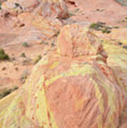 Colorful Sandstone In North Valley Of Fire Poster
