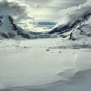 Columbia Icefield Winter Landscape Poster