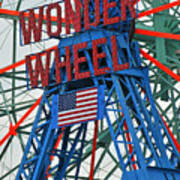 Coney Island's Wonder Wheel Poster