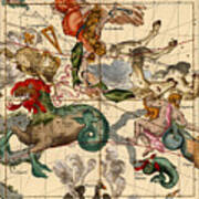 Constellation Chart 1693b Poster