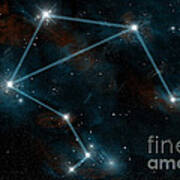 Constellation Of Libra The Scales Poster