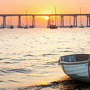 Coronado Dinghy. Poster