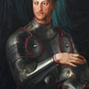 Cosimo I De' Medici In Armour Poster