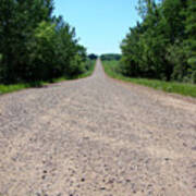 Country Gravel Road Poster