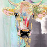 Cow Collage Poster