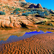 Coyote Buttes Reflection Poster