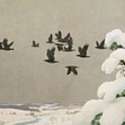 Crows In Winter Poster