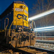 Csx 6155 Sided In Clinton Poster
