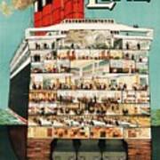 Cunard Liner Poster Poster