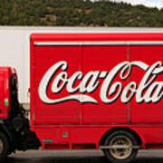 Cute Mini Coca Cola Truck Poster