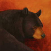 Darkly Dreaming Bear Poster
