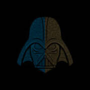 Darth Vader - Star Wars Art - Blue Brown Poster