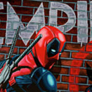Deadpool Painting Poster