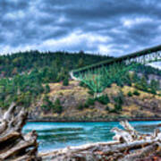 Deception Pass Bridge Poster