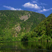 Delaware Water Gap From New Jersey Poster