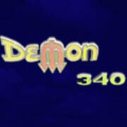 Demon 340 Emblem Poster