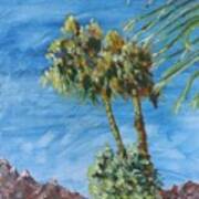 Desert Palms 4 Poster