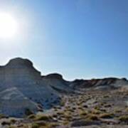Desert Rock Formation Landscape - Sun View Poster