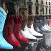 Designer Leather Boots For Sale Poster