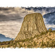 Devils Tower Inspiration 3 Poster