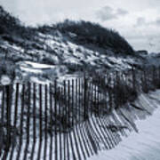 Dinghy In The Dunes Poster