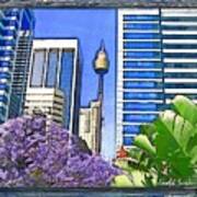 Do-00285 Sydney Centre Tower In Spring Poster