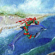 Dolphin Holiday Poster