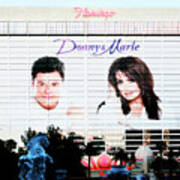 Donny And Marie Osmond Large Ad On Hotel Poster