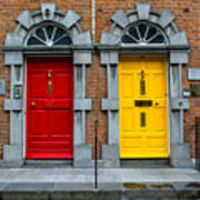 Doors In Kilkenny In Ireland Poster