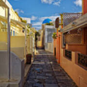 Downtown Oia Santorini Poster