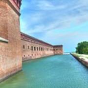 Dry Tortugas - Fort Jefferson - East Side Poster