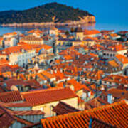 Dubrovnik Rooftops Poster