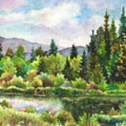 Duck Pond At Caribou Ranch Poster